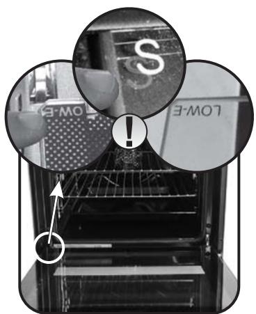 ROSIERES RF 4620,  RF4620IN,  RFT 5567 BAV,  RFT 5577 FAV - CLEANING THE DOOR GLASS - 7