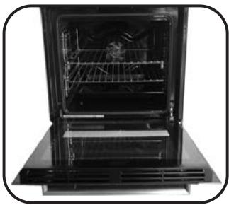 ROSIERES RF 4620,  RF4620IN,  RFT 5567 BAV,  RFT 5577 FAV - NETTOYAGE DE LA VITRE DU FOUR - 2