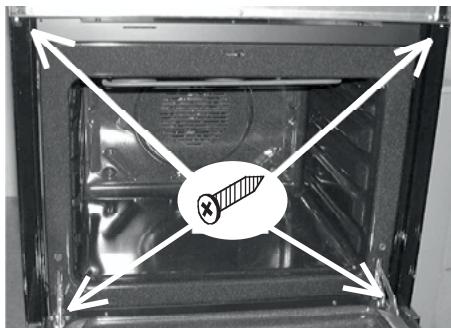 ROSIERES RF 4620,  RF4620IN,  RFT 5567 BAV,  RFT 5577 FAV - Pour la fixation: - 1