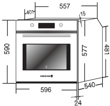 ROSIERES RF 4620,  RF4620IN,  RFT 5567 BAV,  RFT 5577 FAV - BAKING - 1