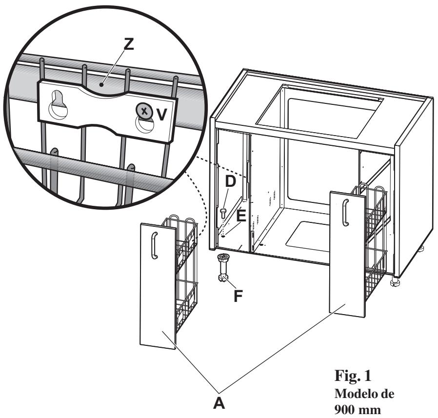 ROSIERES CEN 126 IN - Modelo de 900 mm: - 1