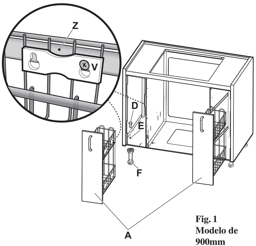 ROSIERES CEN 126 IN - Modelo de 900mm: - 1