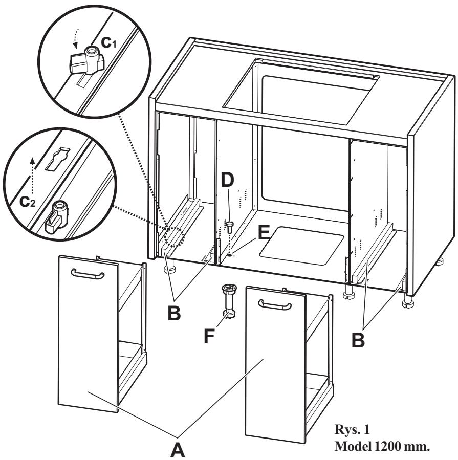 ROSIERES CEN 126 IN - Model 1200mm - 1