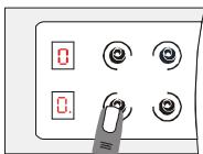 ROSIERES RVE 6340 - OPERATING THE ADDITIONAL COOKING ZONE - 2