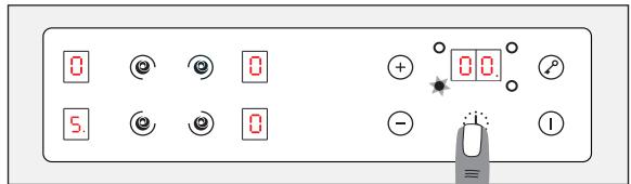 ROSIERES RVE 6440 - • PROGRAMMIERUNG EINER KOCHSTELLE - 1