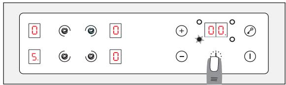 ROSIERES RVE 6480 - • PROGRAMMATION D'UN FOYER DE CUISSON - 1