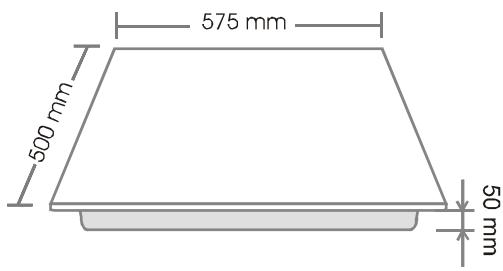 ROSIERES RVE 6480 - • TABLES VITROCERAMIQUES A MANETTES - 1