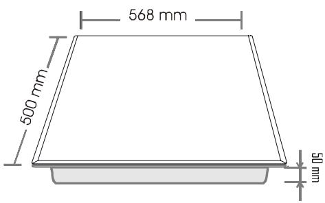 ROSIERES RVE 6480 - • CERANFELDER MIT SOFT-TOUCH TASTEN - 1