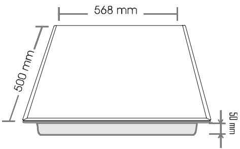 ROSIERES RVM 640 - - VITROCERAMIC HOB WITH SENSITIVES TOUCHES - 1