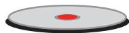 ROSIERES TC 04 - RAPID SELF-PROTECTING ELECTRIC HOT PLATE (with a red dot in the centre) - 1