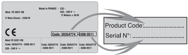 ROSIERES TCS 40 IN - TO GET THE BEST FROM YOUR APPLIANCE, PLEASE READ THE FOLLOWING CAREFULLY. - 1
