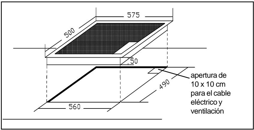 ROSIERES VG 40  - VM 41 - INSTALACION - EMPOTRAMIENTO - 1