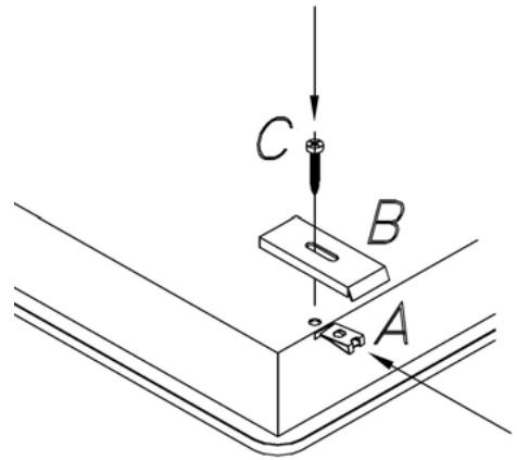 ROSIERES DVB11CPN - Fijación al mueble - 1