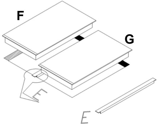 ROSIERES DVB11CPN - Acoplamento de das ou maisplaces Domino - 1
