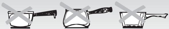 ROSIERES RVE 641, RVE 652 - HOB COOKWARE ADVICE - 1