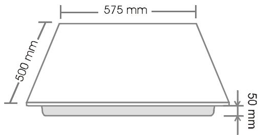 ROSIERES RVM 634 RVM 644 - CERANFELDER MIT SCHALTKNOPFEN - 1