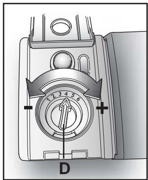 ROSIERES RLI 920 - Regulating the rinse aid from 1 to 6 - 1