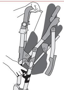 JANE POWERTWIN PRO - ZUSAMMENKLAPPEN DES SITZES - 4