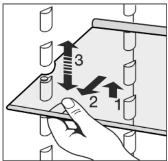 LIEBHERR IKS 1524-21 - Décaler les tablettes de rangement - 1