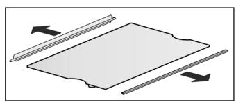 LIEBHERR IKS250,  IKS260 - Démonter les tablettes de rangement - 1