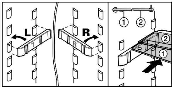 LIEBHERR ICN 3056 - Utiliser la tablette de rangement composée de deux parties - 1