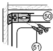 LIEBHERR ICN 3056 - Pour des placards d'une épaisseur de 16mm = largeur de niche 568 mm: - 3
