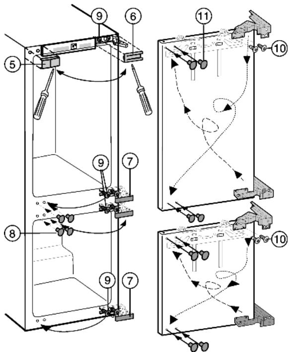 LIEBHERR ICN 3056 - Changer la butée de la porte - 1