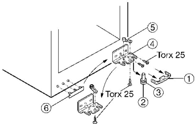 LIEBHERR GN 2756 - Inversion du sens d'ouverture de la porte - 1