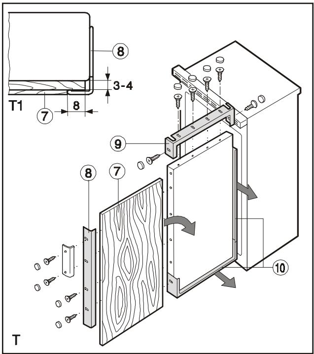 LIEBHERR GUW 1213 - Encastrement sous plan - 2