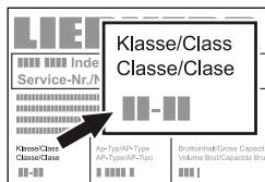 LIEBHERR GT 3032-G - Classe climatique - 1
