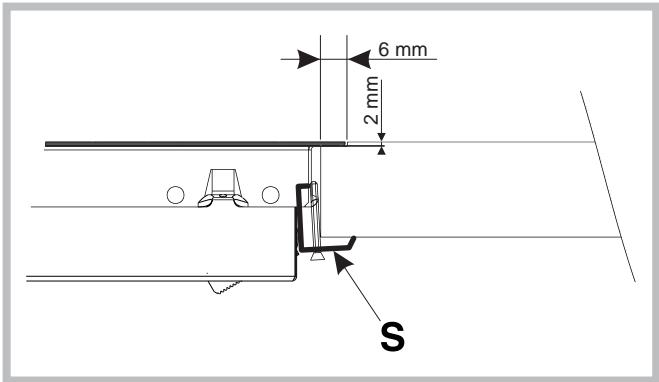 SCHOLTES B 40 L EC F - Fixation au meuble - 2