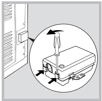SCHOLTES FP E6.1 GF (XA) S - Fitting the power supply cable - 1