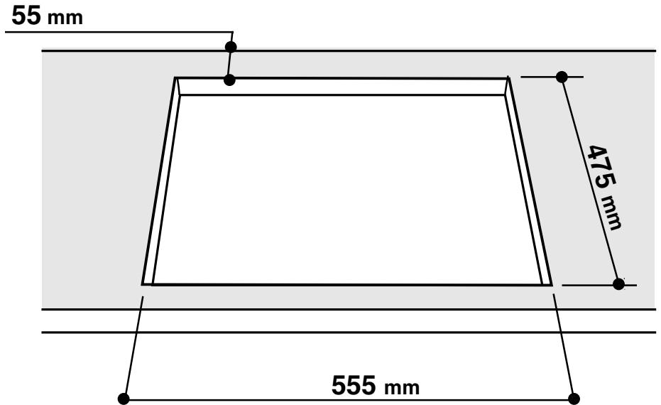 SCHOLTES TA 66 S - Installation der Einbaukochmulde - 2