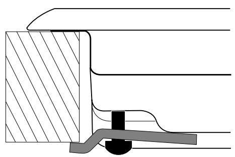 SCHOLTES TA 66 S - Bevestigingschema van het kookvlak - 3