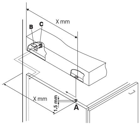 SCHOLTES PMG 42 SF - Fixation au meuble - 2