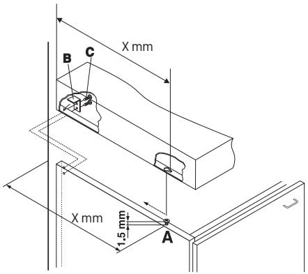 SCHOLTES PMG 42 SF - Fijación al mueble - 5