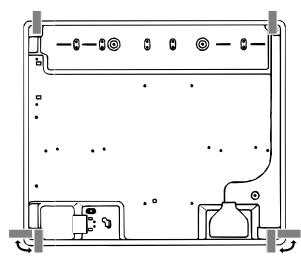 SCHOLTES TV 641 GH - Schema di fissaggio dei ganci - 4