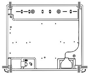 SCHOLTES TV 751 GH - Schema voor de bevestiging van de haken - 4