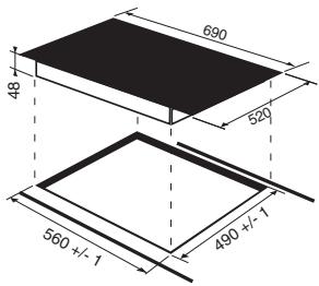 SCHOLTES TIS 633 T L - Built-in appliance - 2