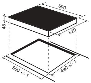 590 48 520 560 +/- 1 490 +/- 1