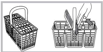 SCHOLTES LPE 733A X - Cesto de los cubiertos - 1
