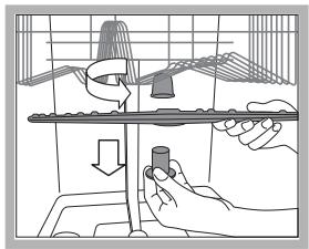 SCHOLTES LPE 733A X - Cleaning the sprayer arms - 1