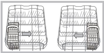 SCHOLTES LPE 733A X - Beispiele zur Einordnung des Besteckkorbes - 1