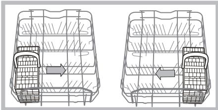 SCHOLTES LPE 733A X - Ejmplos de colocacion del cesto para cubiertos - 1
