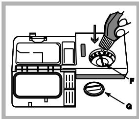 SCHOLTES LPE 733A X - Measuring out the rinse aid - 1