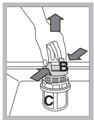 SCHOLTES LPE 733A X - Nettoyer les filtres - 2
