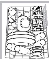 SCHOLTES LPE 733A X - Beschickungsbeispiele für den Oberkorb - 1