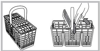 SCHOLTES LPE 733A X - Panier à couverts - 1