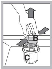 SCHOLTES LTE 12-106 - Reinigen van de filters - 2