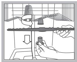 SCHOLTES LTE 14-3211 - Cleaning the sprayer arms - 1